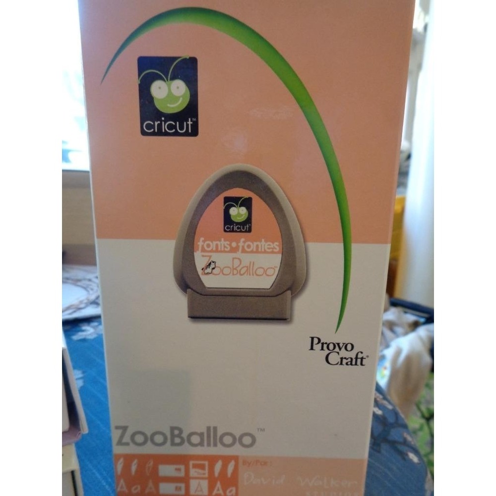 Cricut Die Cut Cartridge ZOOBALLOO Scrapbooking